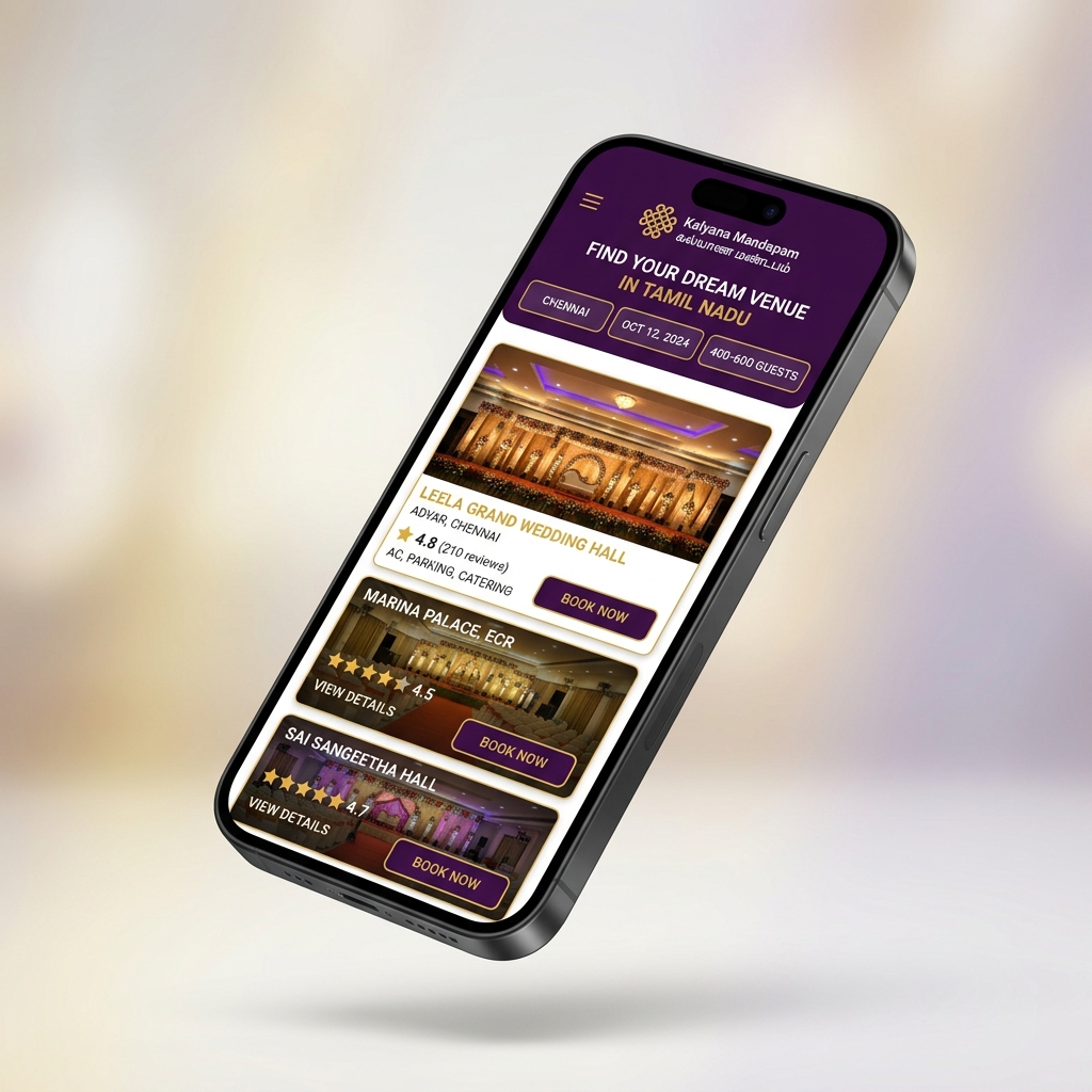 Customer Mobile App Mockup