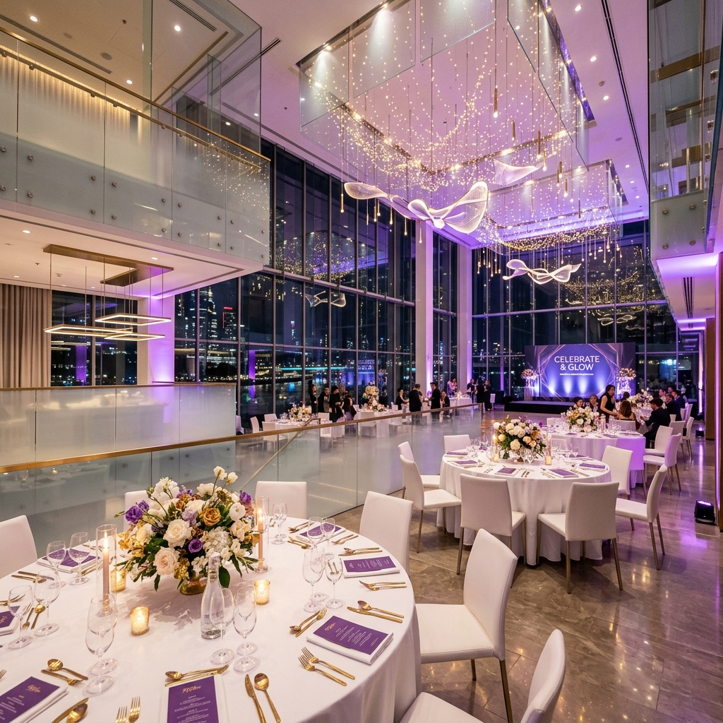 Contemporary Glassmorphism Hall